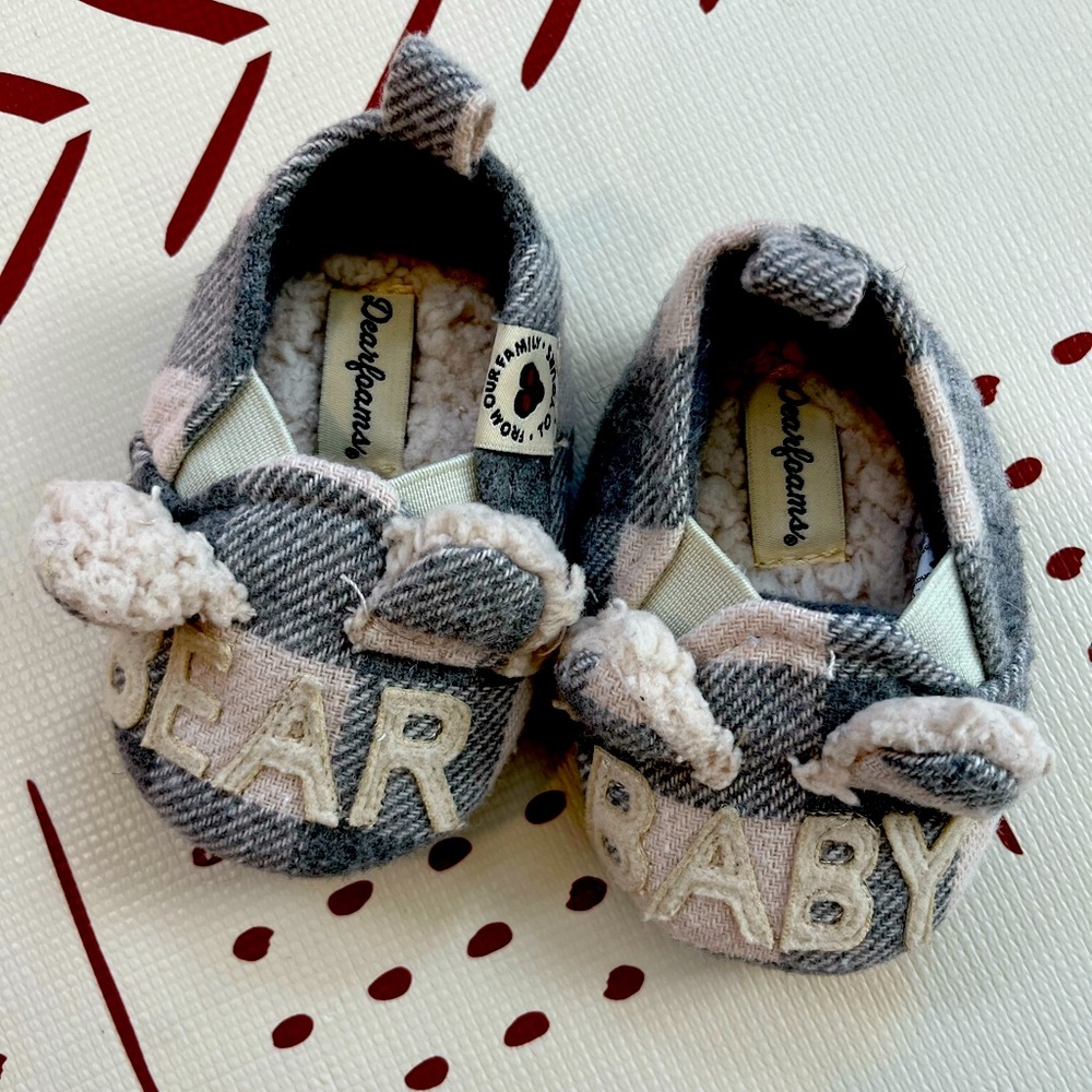 3-6 months BEAR BABY slippers